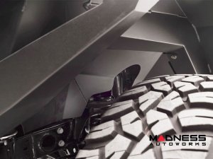 Jeep Wrangler JL Fender Flares - Fab Fours - Front - Fender Liners For Base System